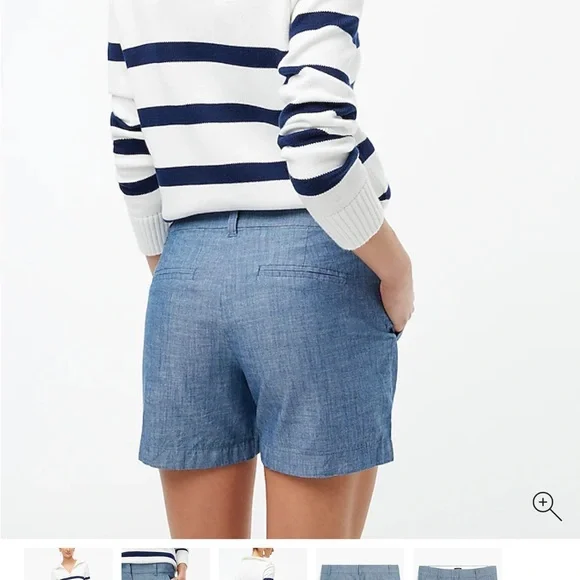 J. Crew Light Blue Women's Shorts - Picture 3 of 5